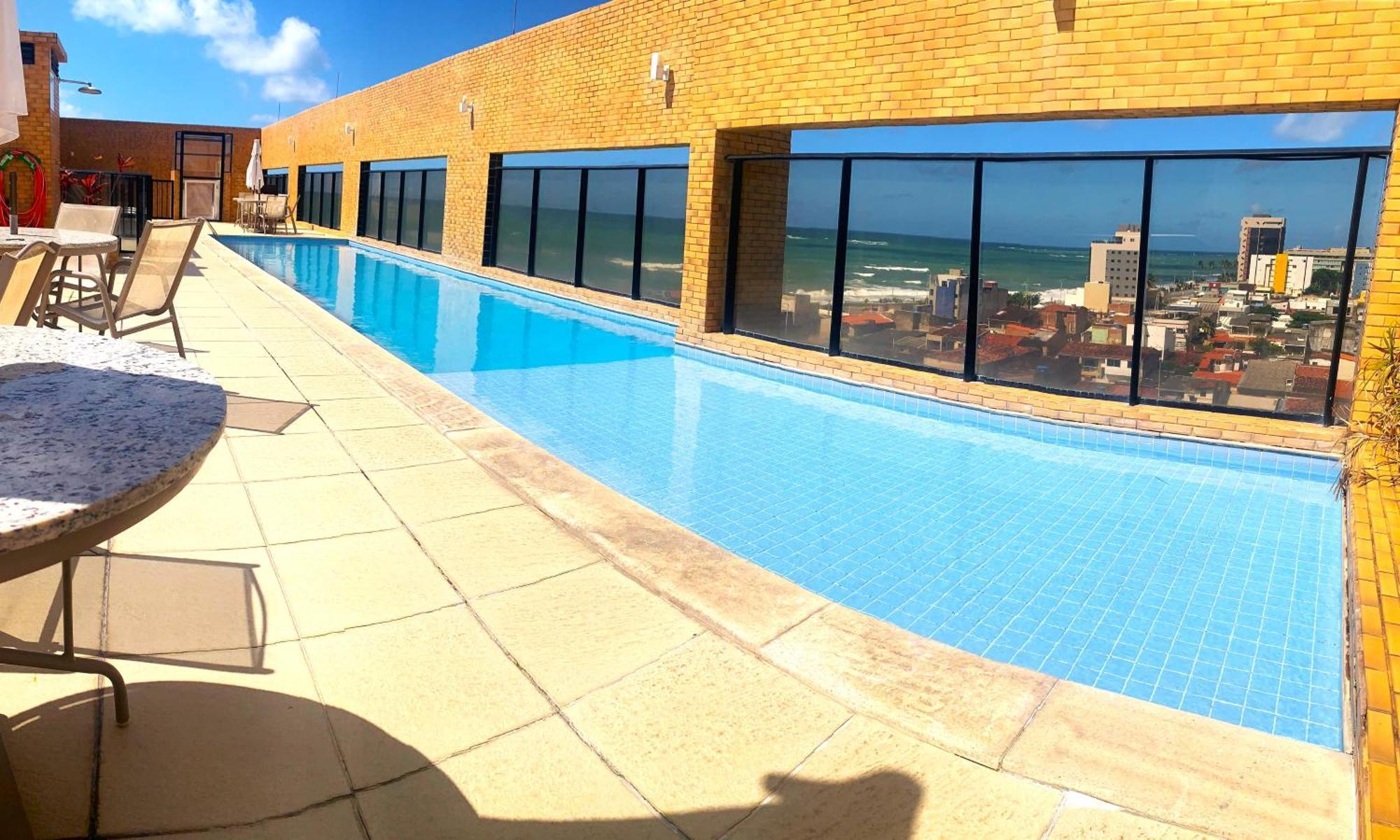 Apartamento 50M Praia- Piscina - Vista Mar - Academia - Maceió Esterno foto