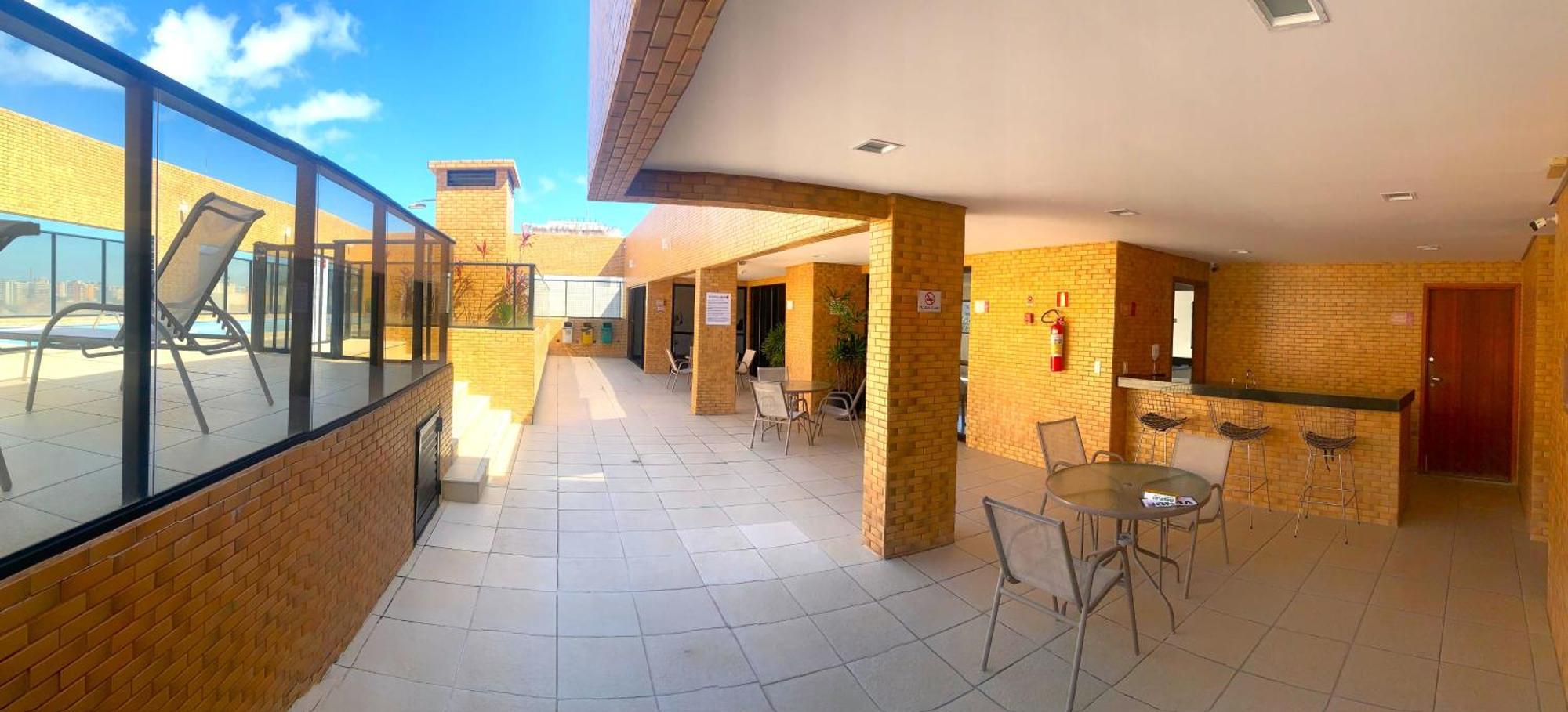 Apartamento 50M Praia- Piscina - Vista Mar - Academia - Maceió Esterno foto